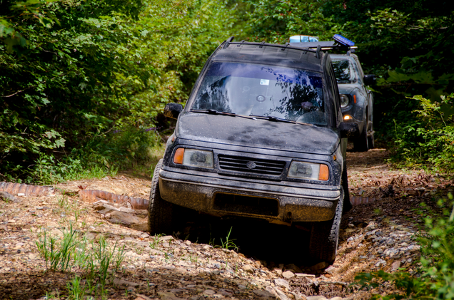 The Suzuki in better days.